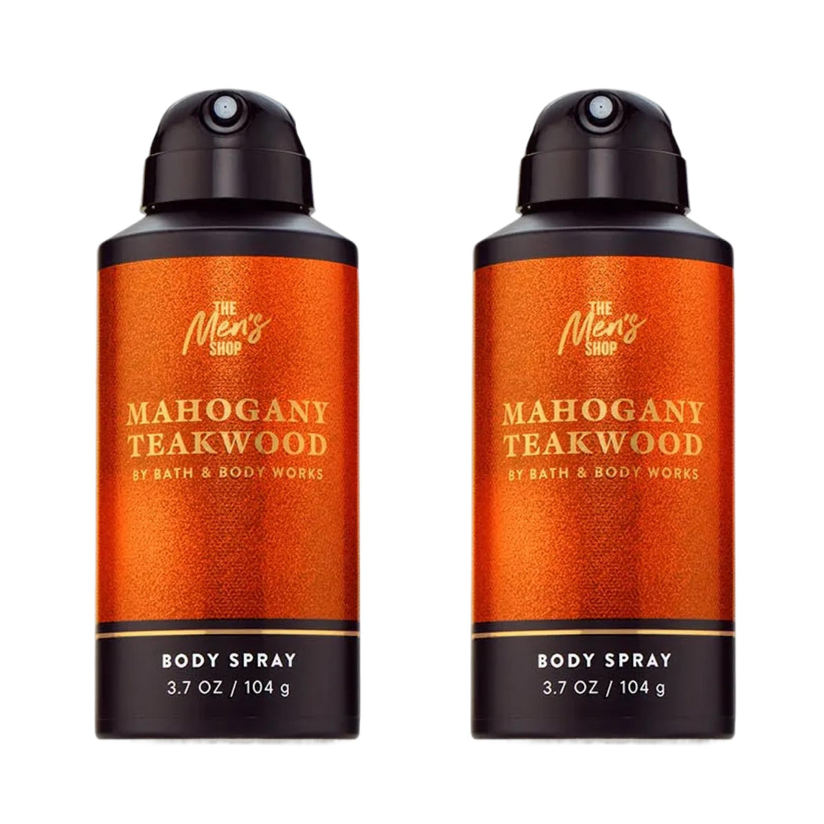 Bath & Body Works Mahogany Teakwood front packaging showing product benefits