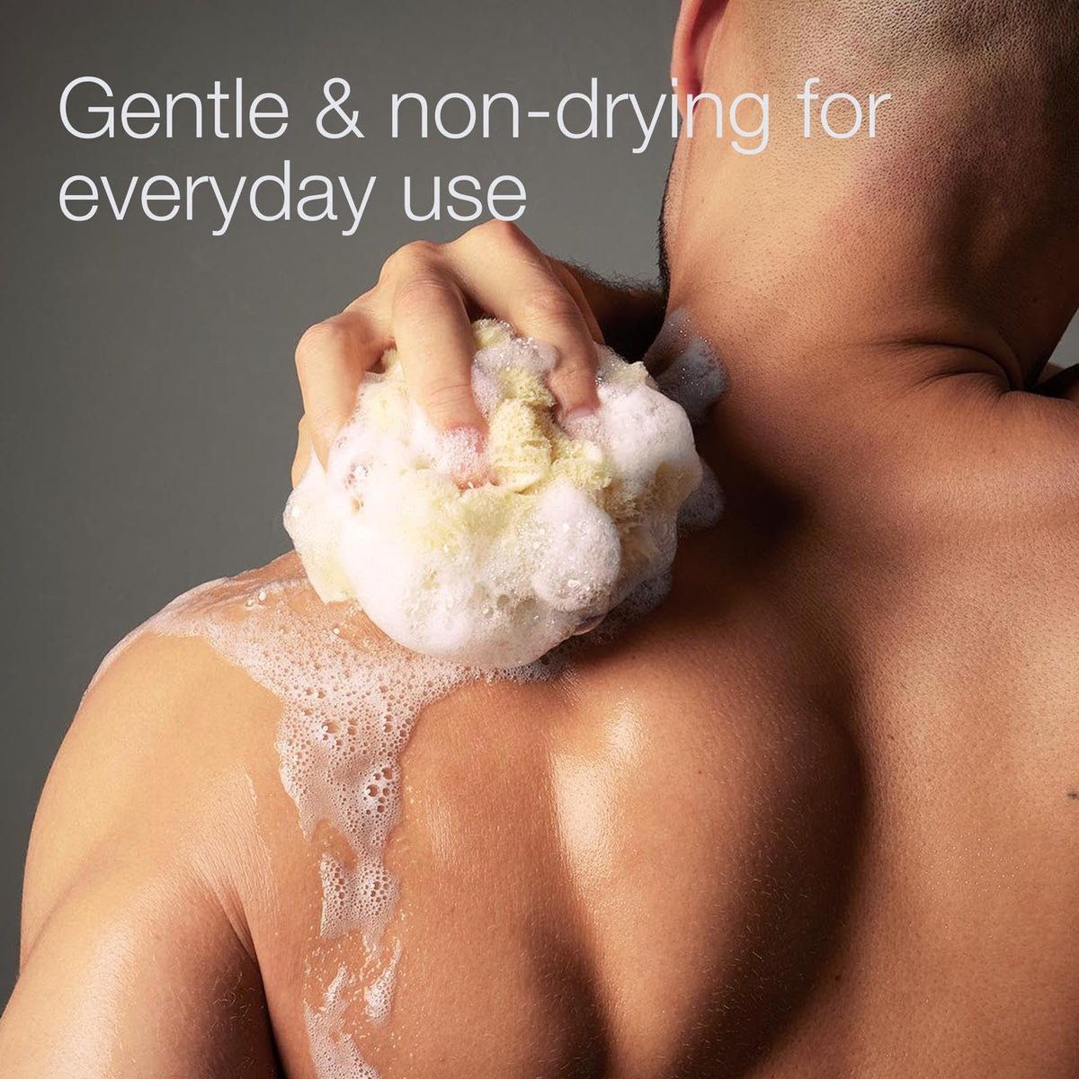 Bath & Body Works bottle in shower scene demonstrating quick, convenient daily use