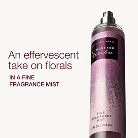 Bath & Body Works close-up of the fine mist nozzle demonstrating even spray