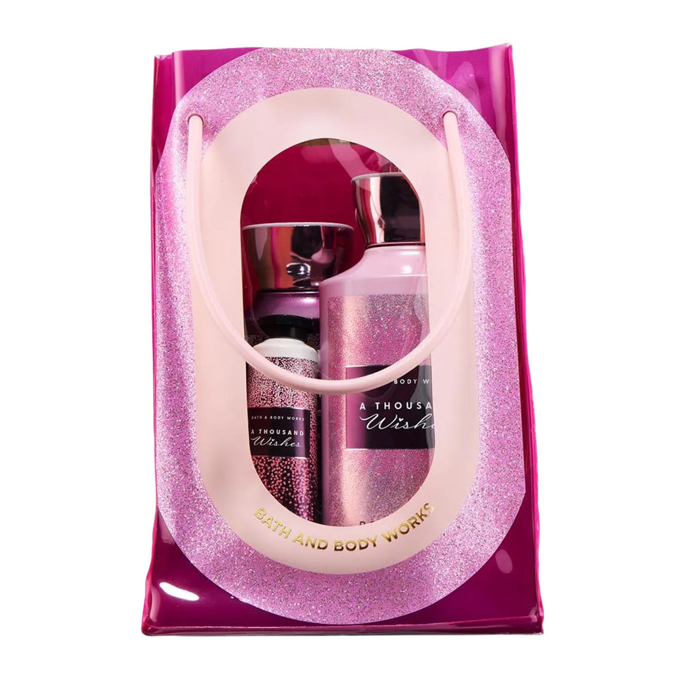 Bath & Body Works front packaging showing the four-piece gift set and elegant presentation