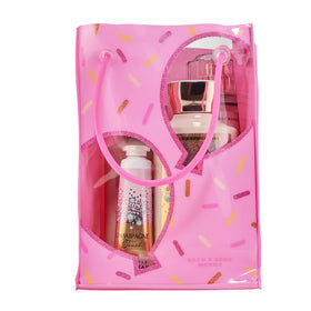 Bath & Body Works front packaging of Champagne Toast set showing all four products and gift-ready display