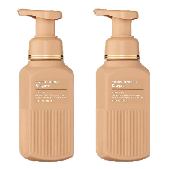 Bath & Body Works front packaging of foaming hand soap showing bottle and label benefits