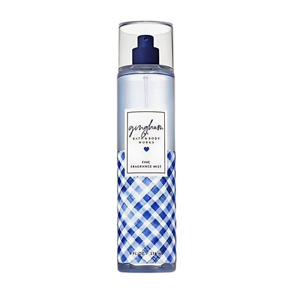 Bath & Body Works Gingham front bottle view showing fresh fragrance appeal