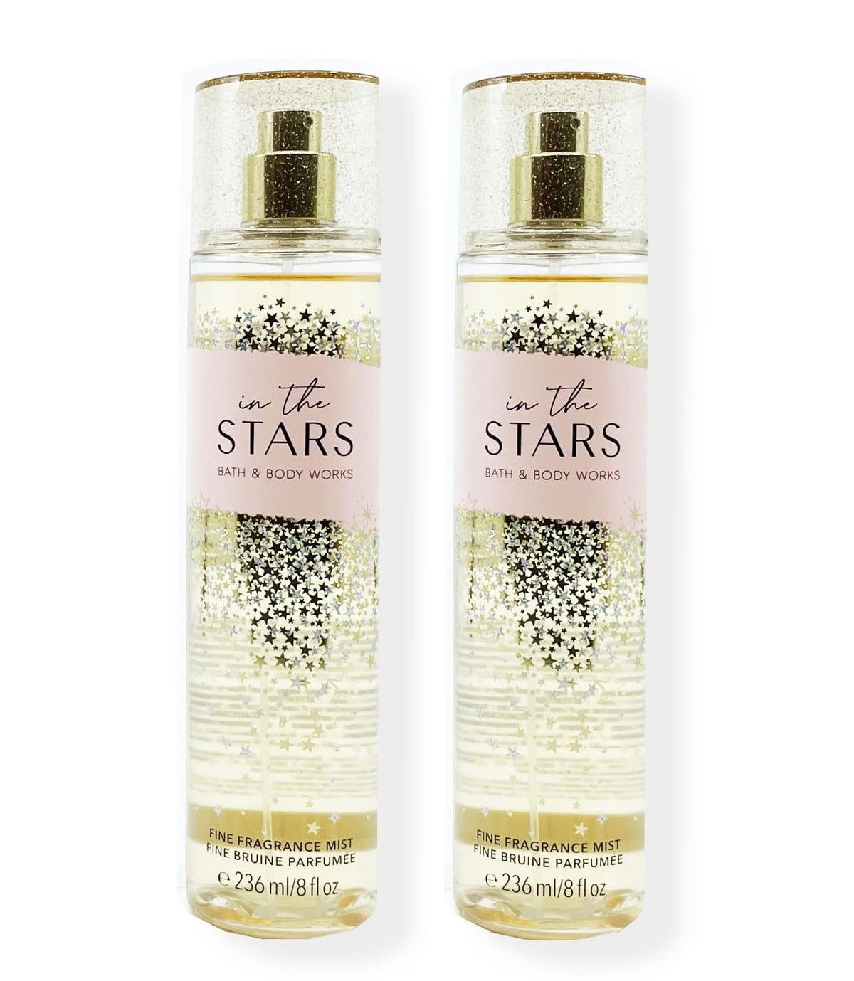 Bath & Body Works front bottle shot showing In the Stars bottle and its easy-spray mist