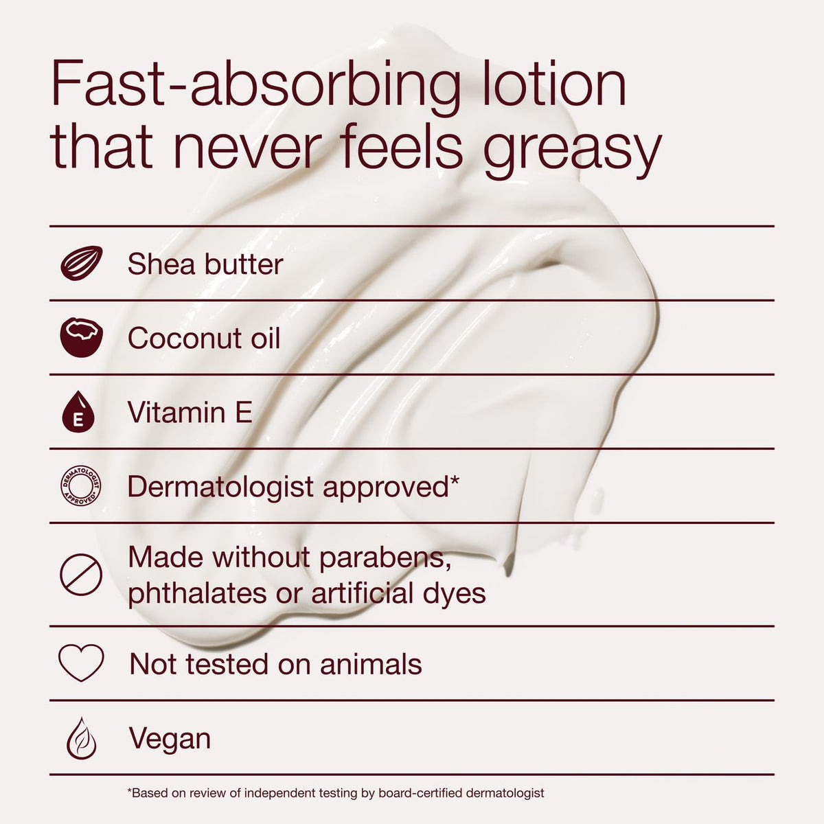Bath & Body Works applied on hands demonstrating lightweight hydration