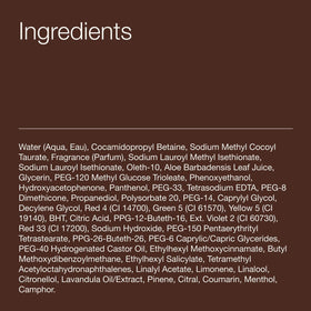 Bath & Body Works label closeup highlighting pro‑vitamin B5 and aloe benefit