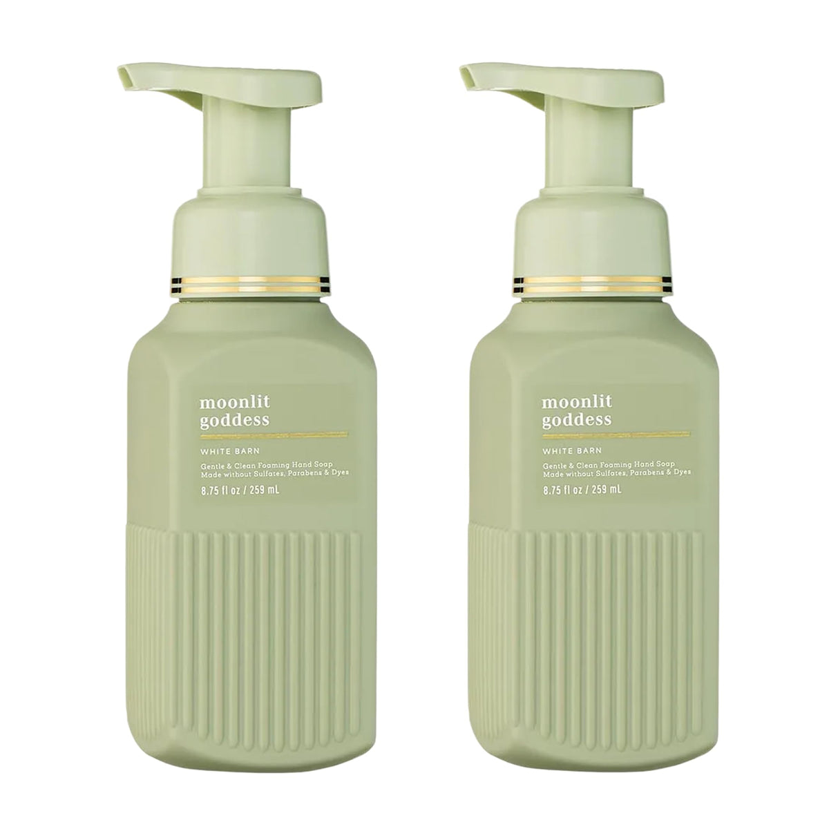 Bath & Body Works front packaging showing Moonlit Goddess two-pack and scent