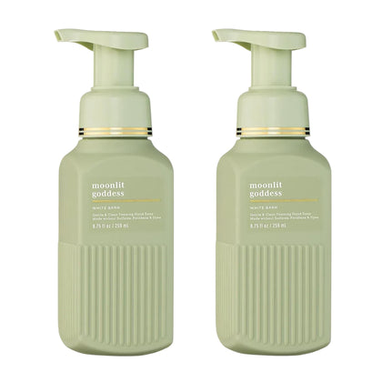 Bath & Body Works front packaging showing Moonlit Goddess two-pack and scent