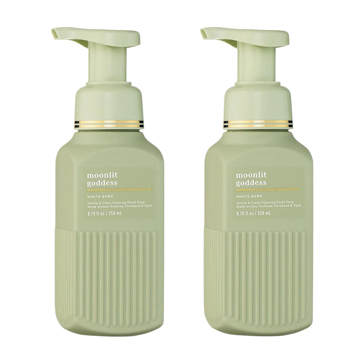 Bath & Body Works front packaging showing Moonlit Goddess two-pack and scent