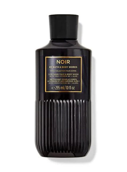 Bath & Body Works Noir bottle front view showing sleek label and everyday convenience