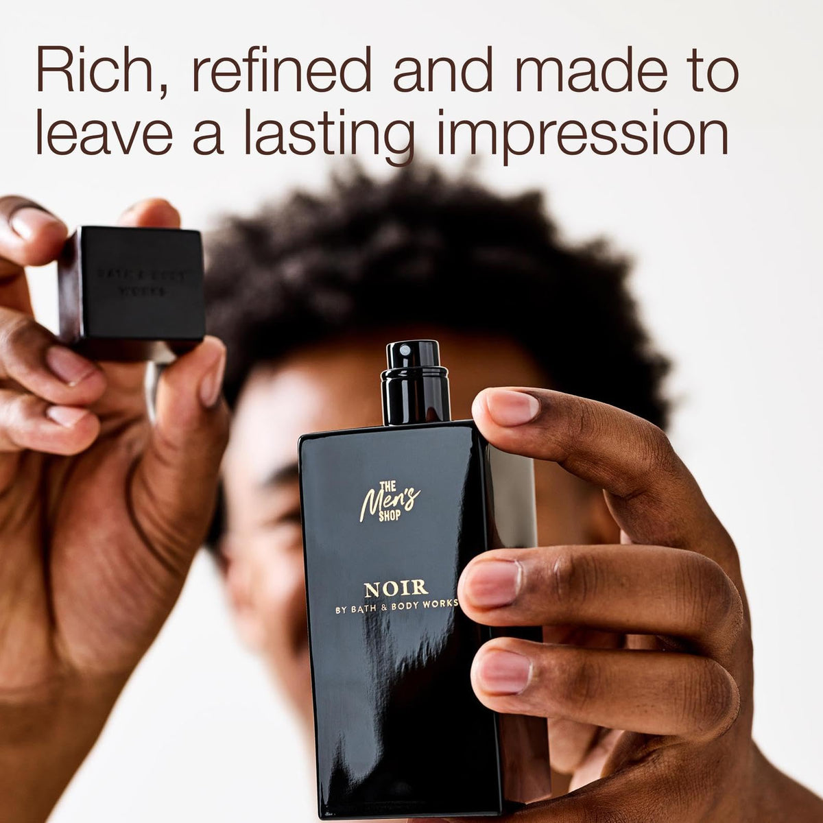 Bath & Body Works Noir ingredients styled with vanilla and cardamom showing warm notes