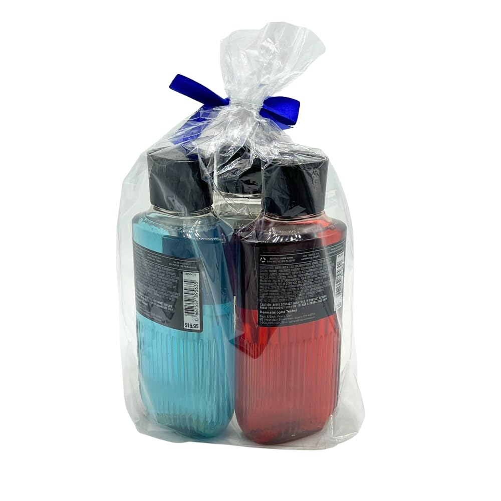 Bath & Body Works gift presentation with blue bow ready to give and impress