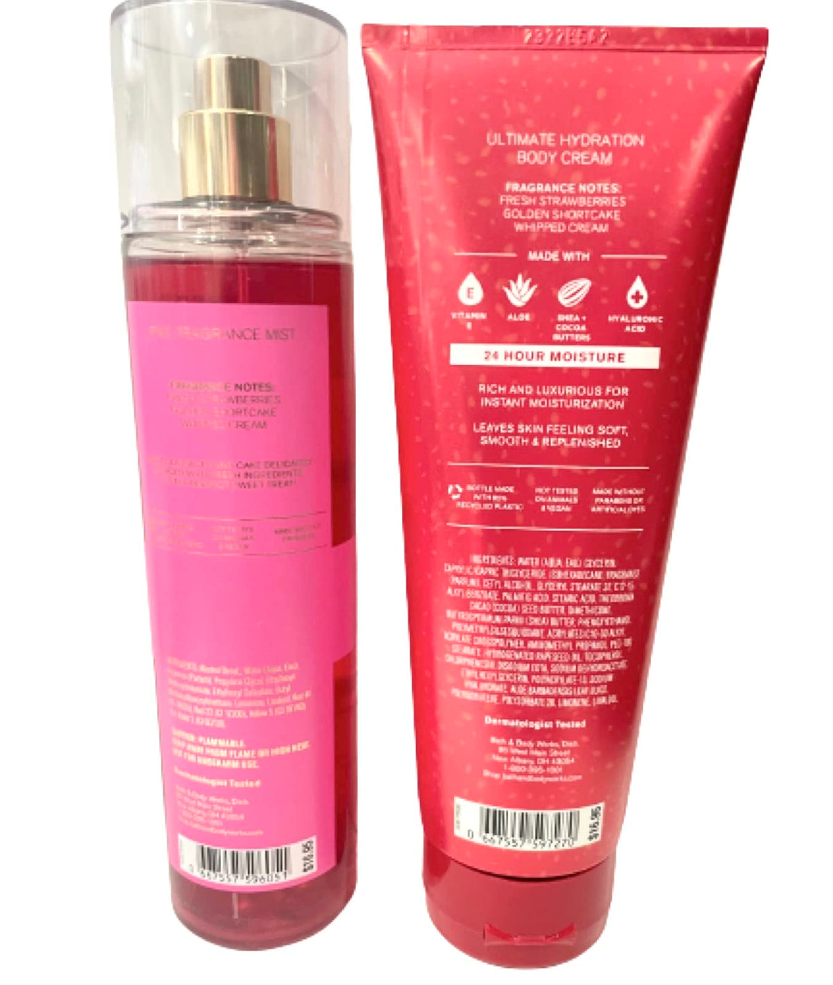Bath & Body Works cream texture close-up showing rich hydration and smooth finish