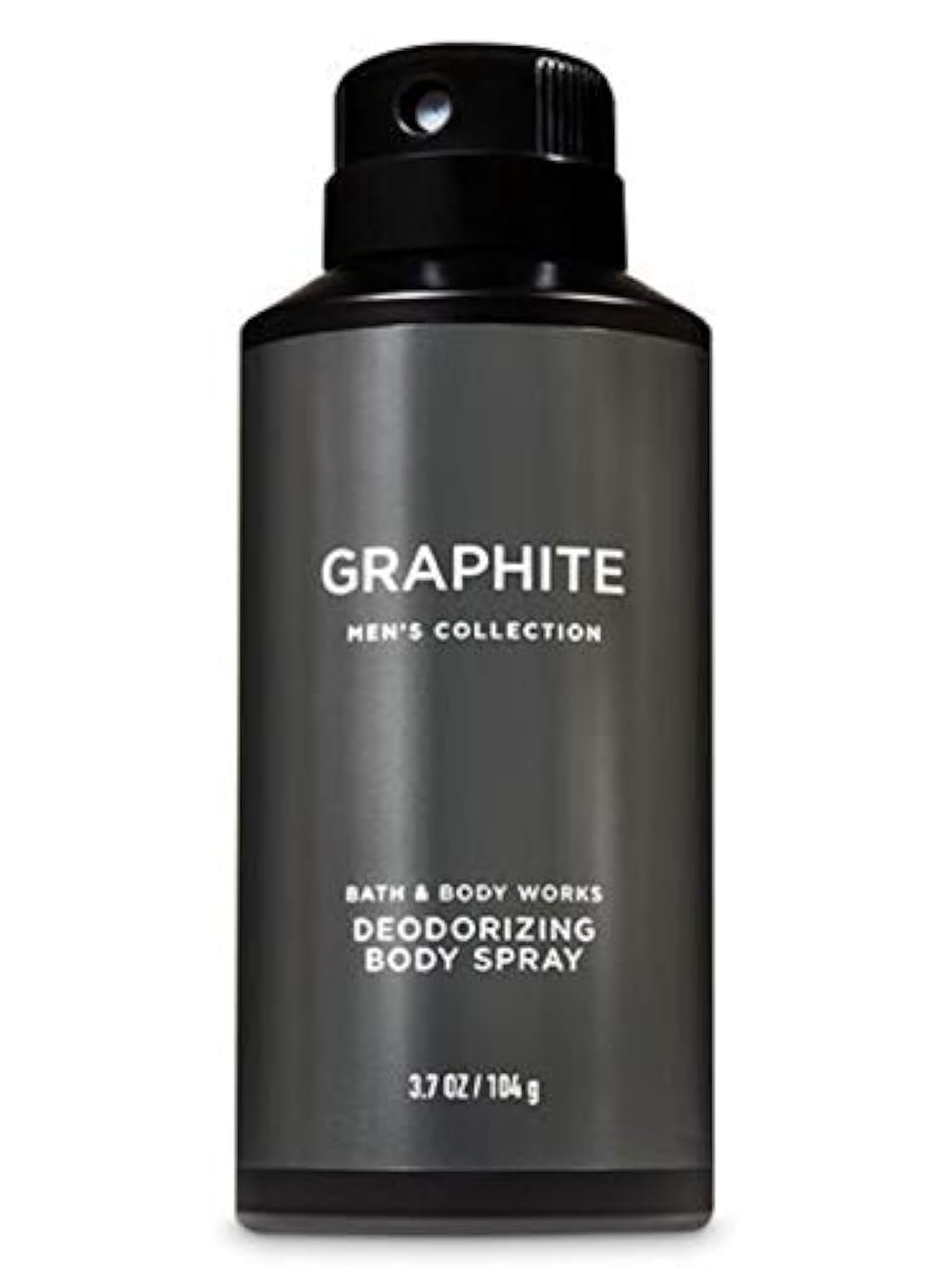 Bath & Body Works Graphite front packaging showing spray can and masculine scent