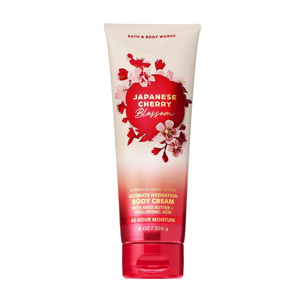 Bath & Body Works front jar view showing floral label and scent notes for easy identification