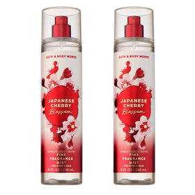 Bath & Body Works front packaging showing two 8 fl oz bottles and floral design for easy gifting