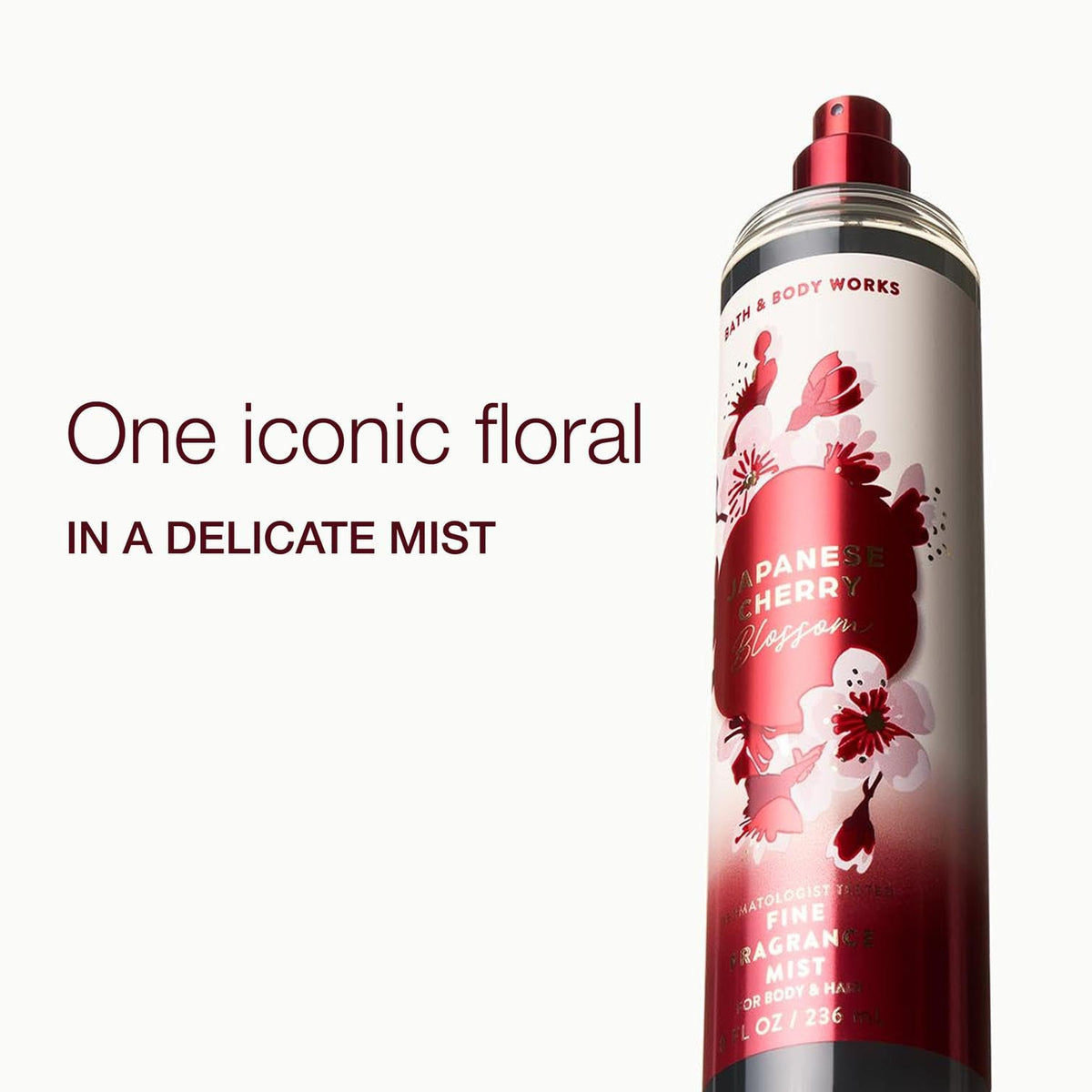 Bath & Body Works pump closeup revealing fine-mist nozzle for even, controlled application