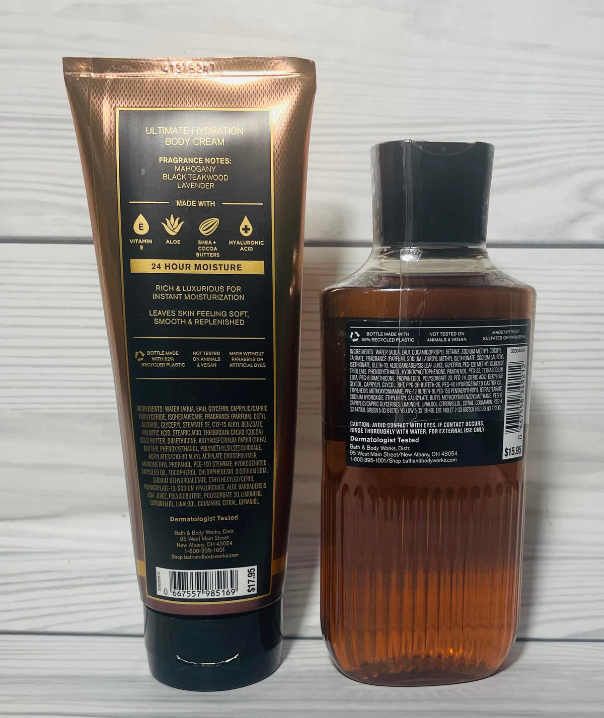 Bath & Body Works cream texture close-up highlighting rich hydration