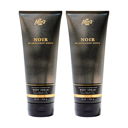 Bath & Body Works front packaging showing Noir two-pack and bold label, stylish gift appeal