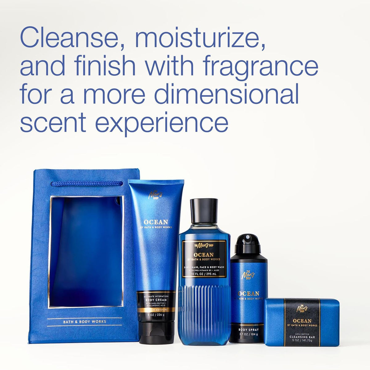 Bath & Body Works body spray being applied showing light fragrance boost benefit