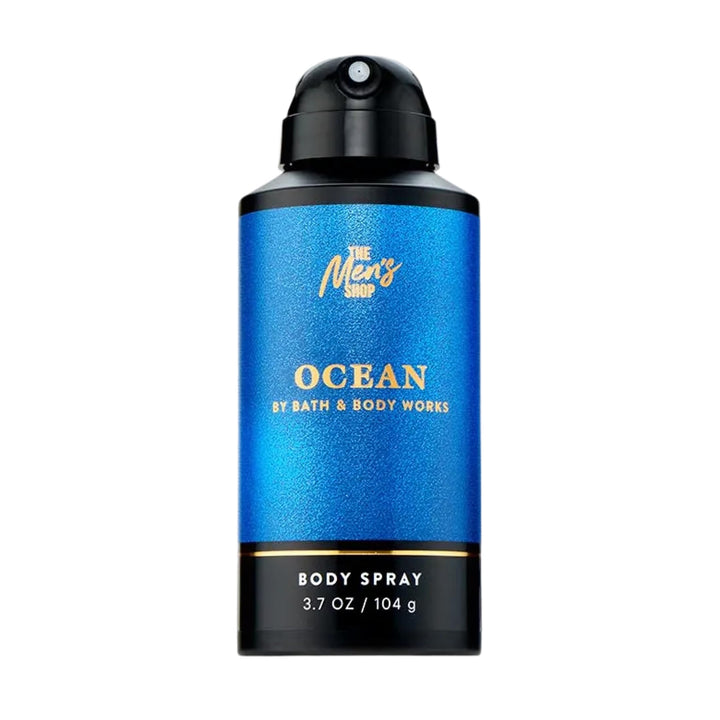 Bath & Body Works front packaging showing ocean scent and sizing benefit