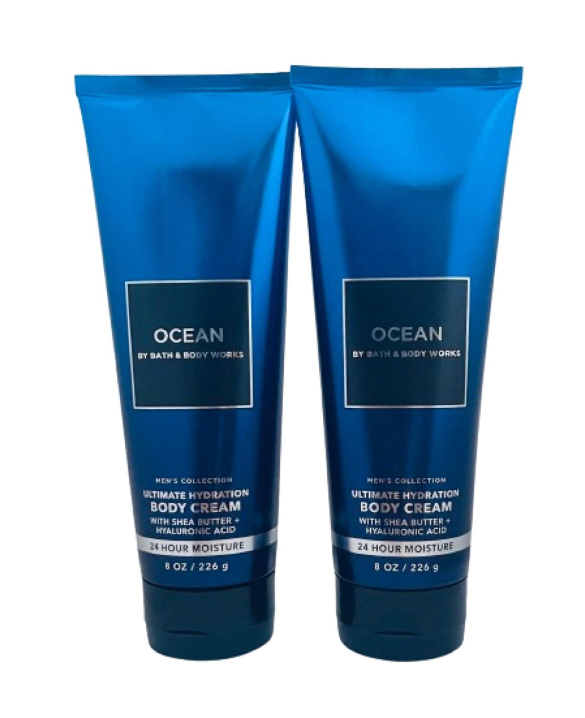 Bath & Body Works ocean cream front packaging showing 2-pack and scent label for easy selection