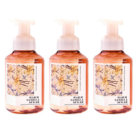Bath & Body Works bottle front view showing warm vanilla sugar scent and comforting fragrance