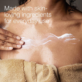 Bath & Body Works hands applying lotion illustrating smooth absorption and soft skin benefit