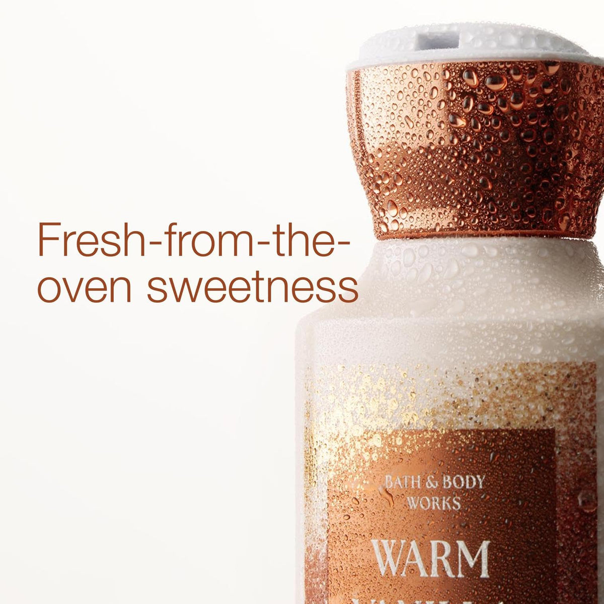 Bath & Body Works pump close-up highlighting easy-dispense packaging convenience