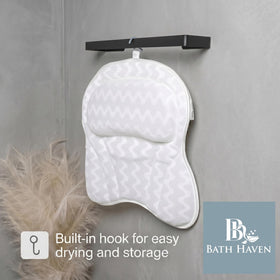 Bath Haven next to ruler showing 17 by 17 inch scale for fit