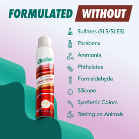 Batiste aerosol nozzle close-up demonstrating easy, even spray delivery