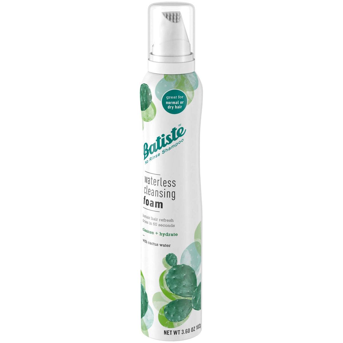 Batiste before-and-after hair refresh showing softer, less oily hair