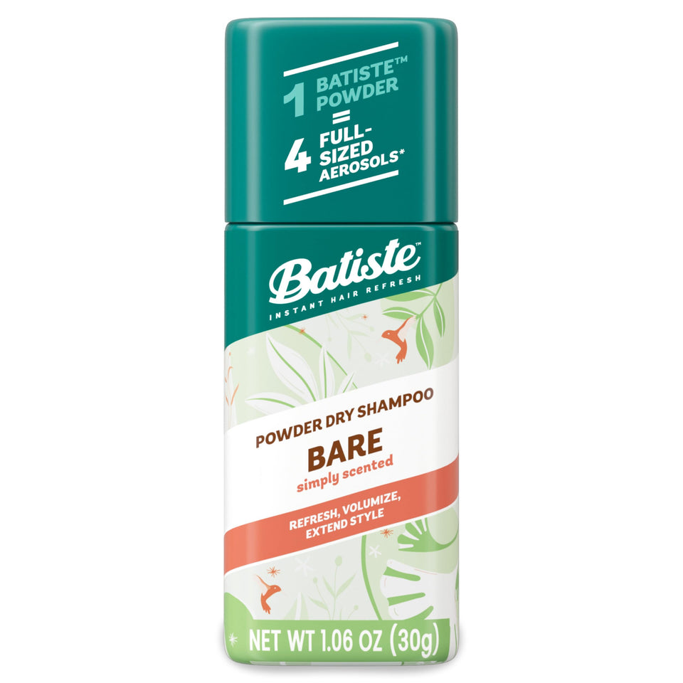 Batiste Bare front packaging showing compact travel-friendly bottle and scent