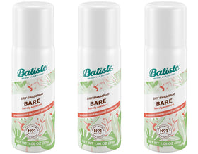 Batiste Bare mini front pack showing product and branding, convenient travel benefit