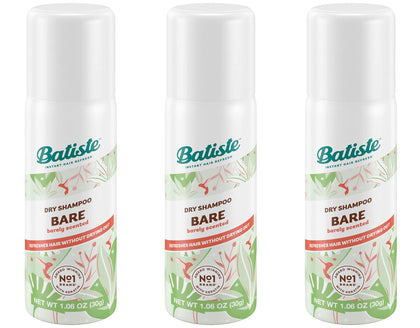 Batiste Bare mini front pack showing product and branding, convenient travel benefit