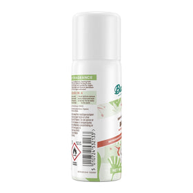 Batiste Bare mini side label detail highlighting scent and usage, clear instructions benefit