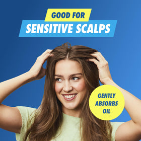 Batiste before and after hair refresh showing reduced grease