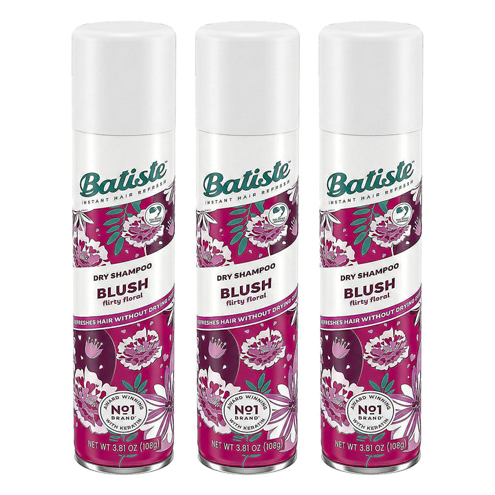 Batiste Blush front packaging showing floral can and branding with quick refresh benefit