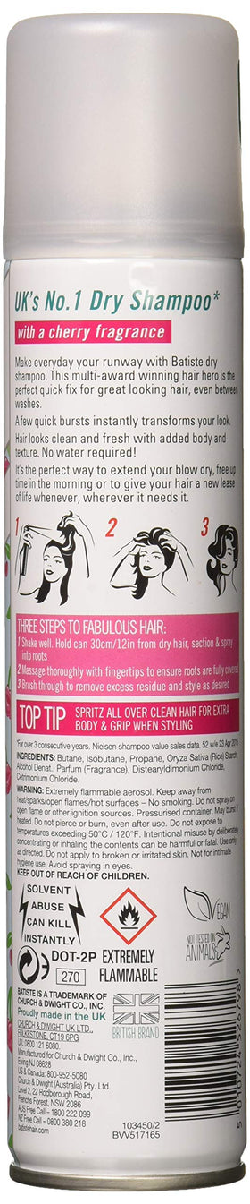 Batiste can in hand for scale with cherry scent and on-the-go refresh benefit