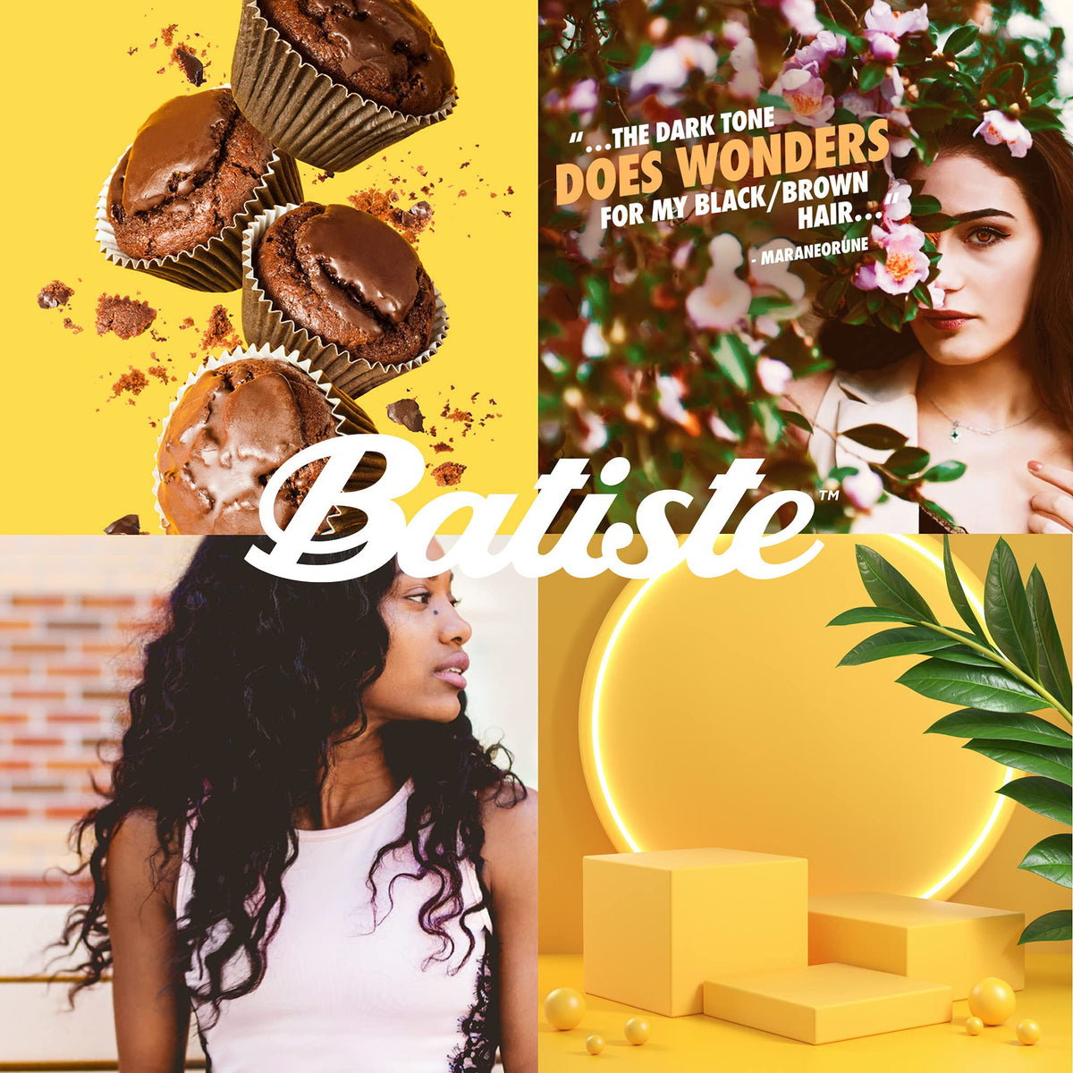 Batiste before and after roots showing reduced oil and fuller appearance