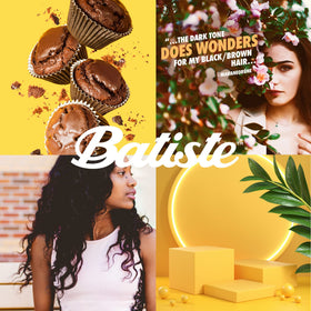Batiste before and after roots showing reduced oil and fuller appearance