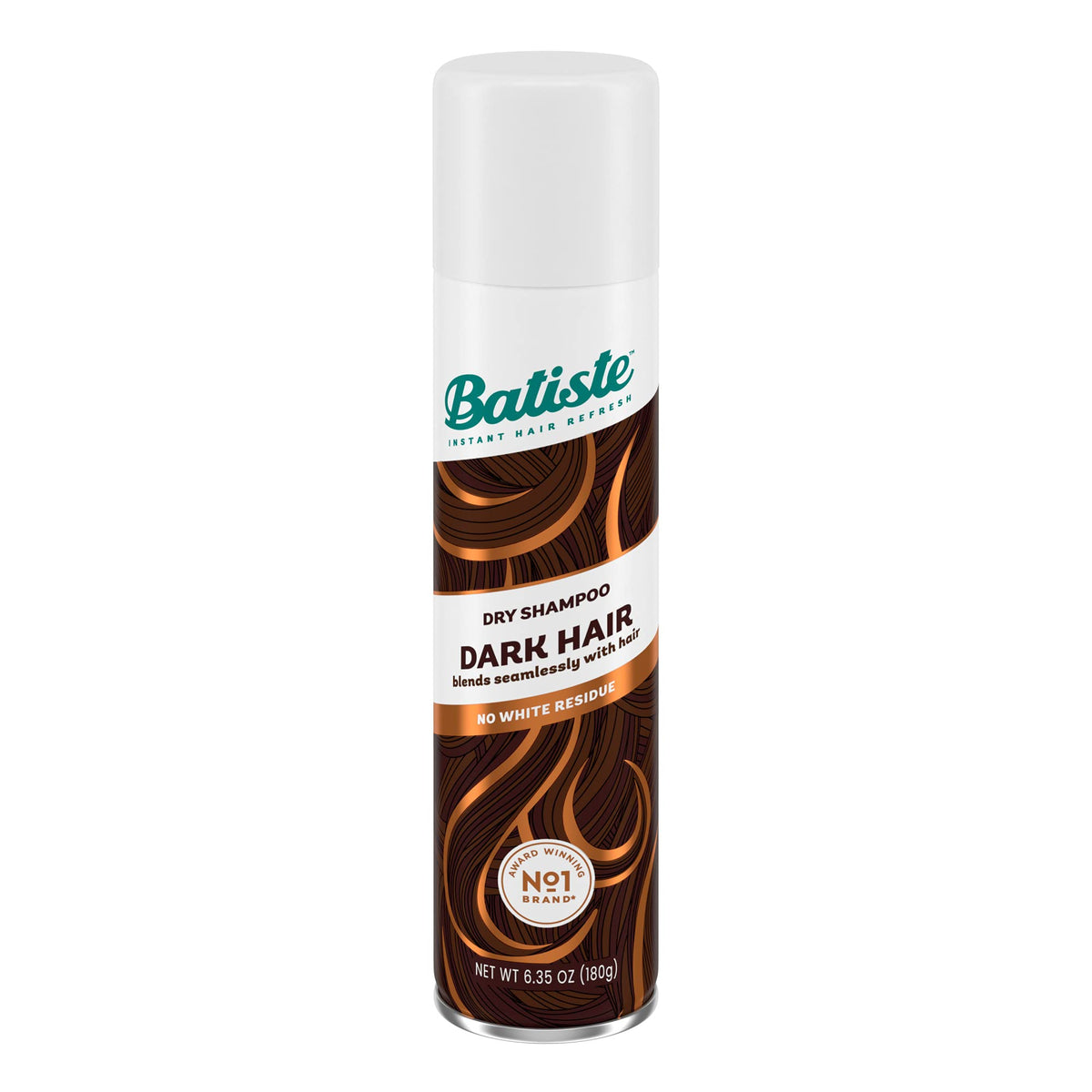 Batiste front packaging showing tinted dark dry shampoo for quick refresh