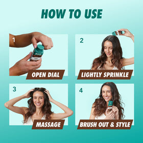 Batiste in a packed travel bag emphasizing portable touch-up convenience