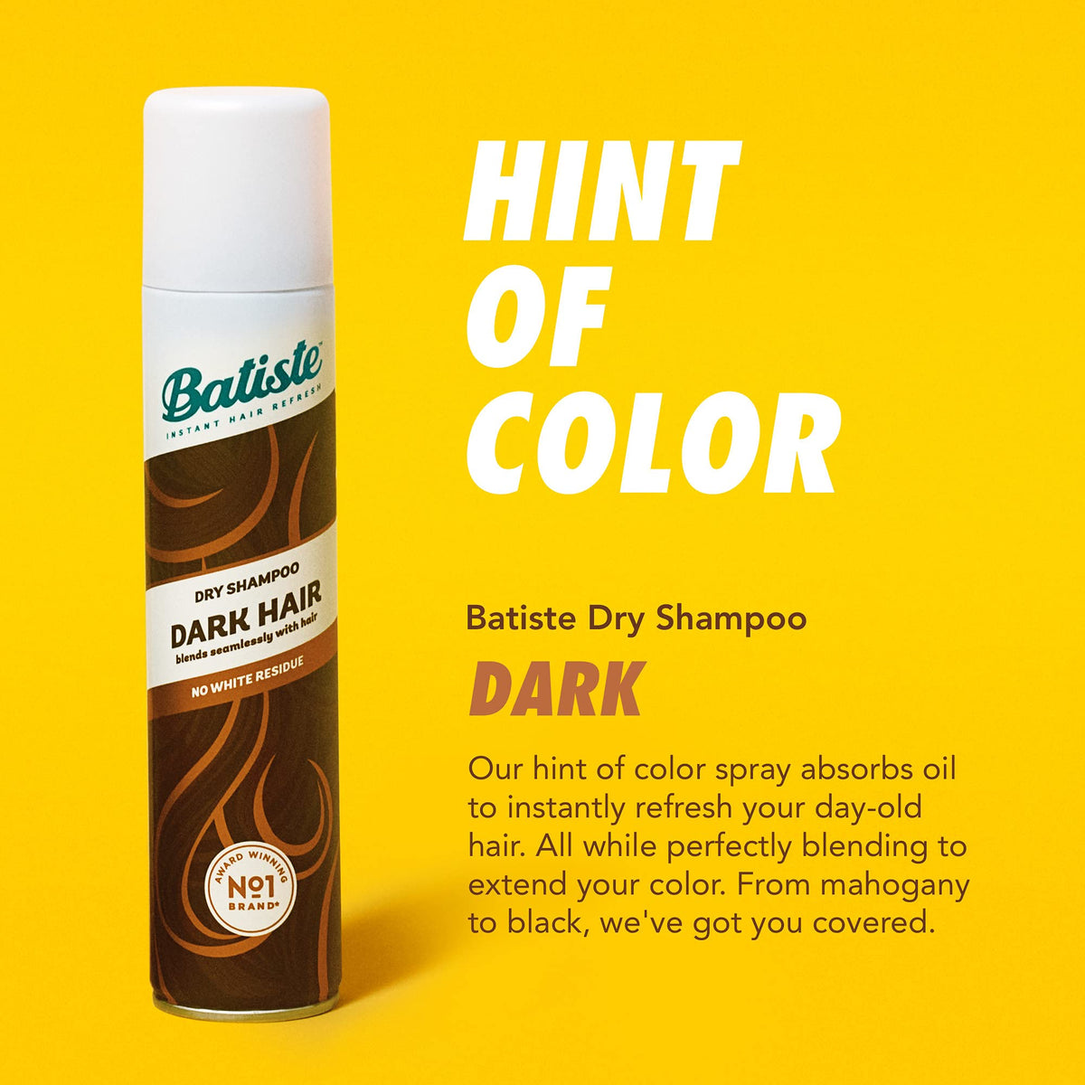 Batiste spray on roots creating instant texture and added volume benefit