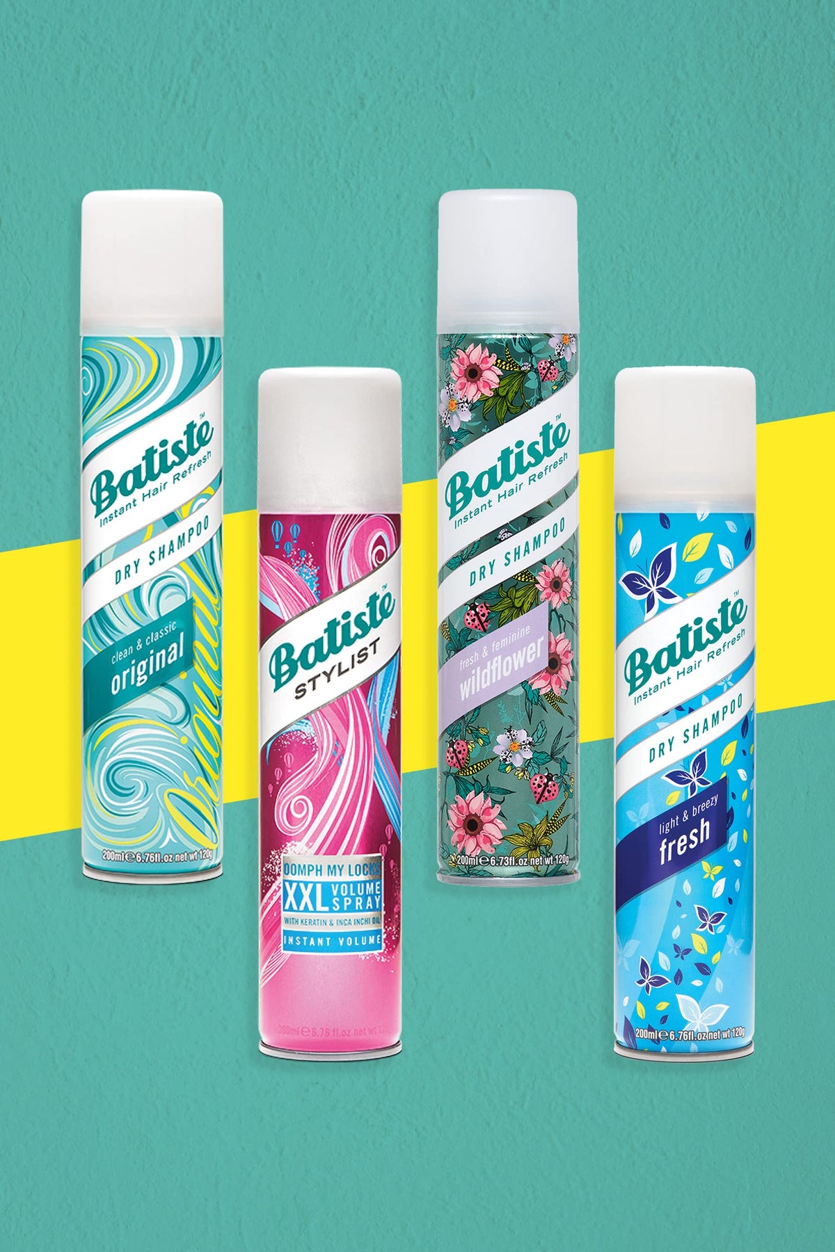 Batiste powder texture close-up illustrating oil-absorbing formula benefit