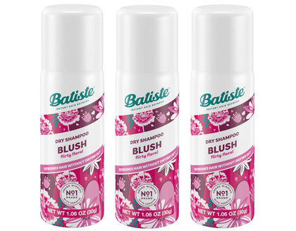 Batiste front packaging showing three 1.6oz cans, quick refresh convenience