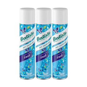 Batiste Fresh front packaging three-pack showing cans and label for convenient refresh