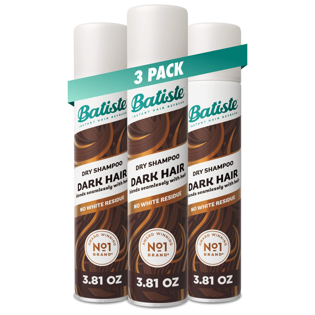 Batiste front packaging showing three bottles and product benefit of quick refresh