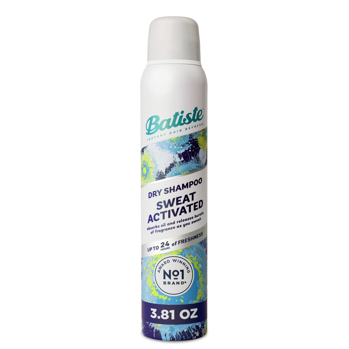 Batiste front packaging showing can design and size, conveys portability