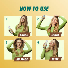 Product label close-up highlighting Batiste ingredients and clean-formula benefit